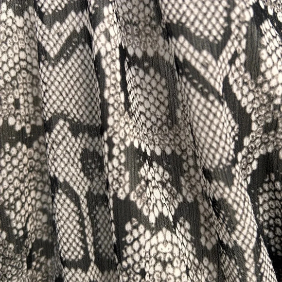 Stella and Dot You do You Snakeskin Dress in Black and Grey Size S - Picture 5 of 12